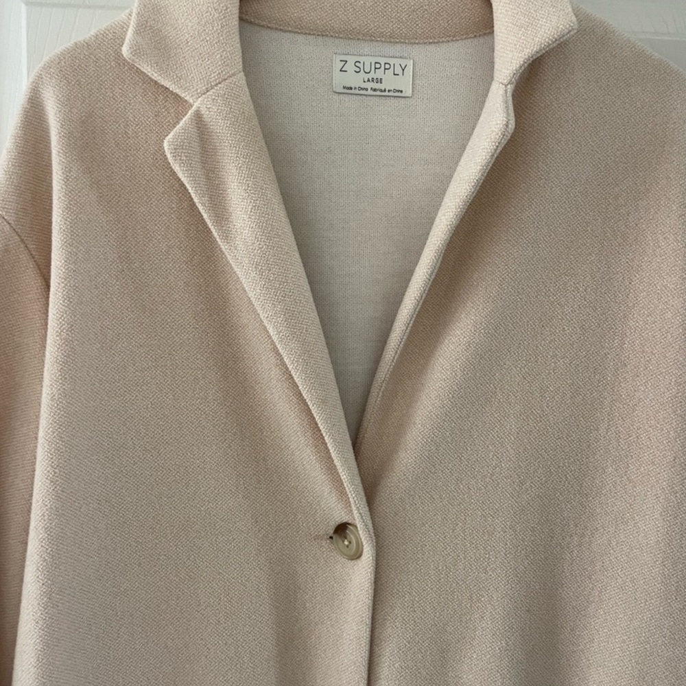 Z Supply Beige Long Coat (ankle length)